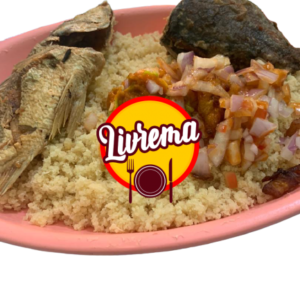 Garba / Atcheké avec deux poissons